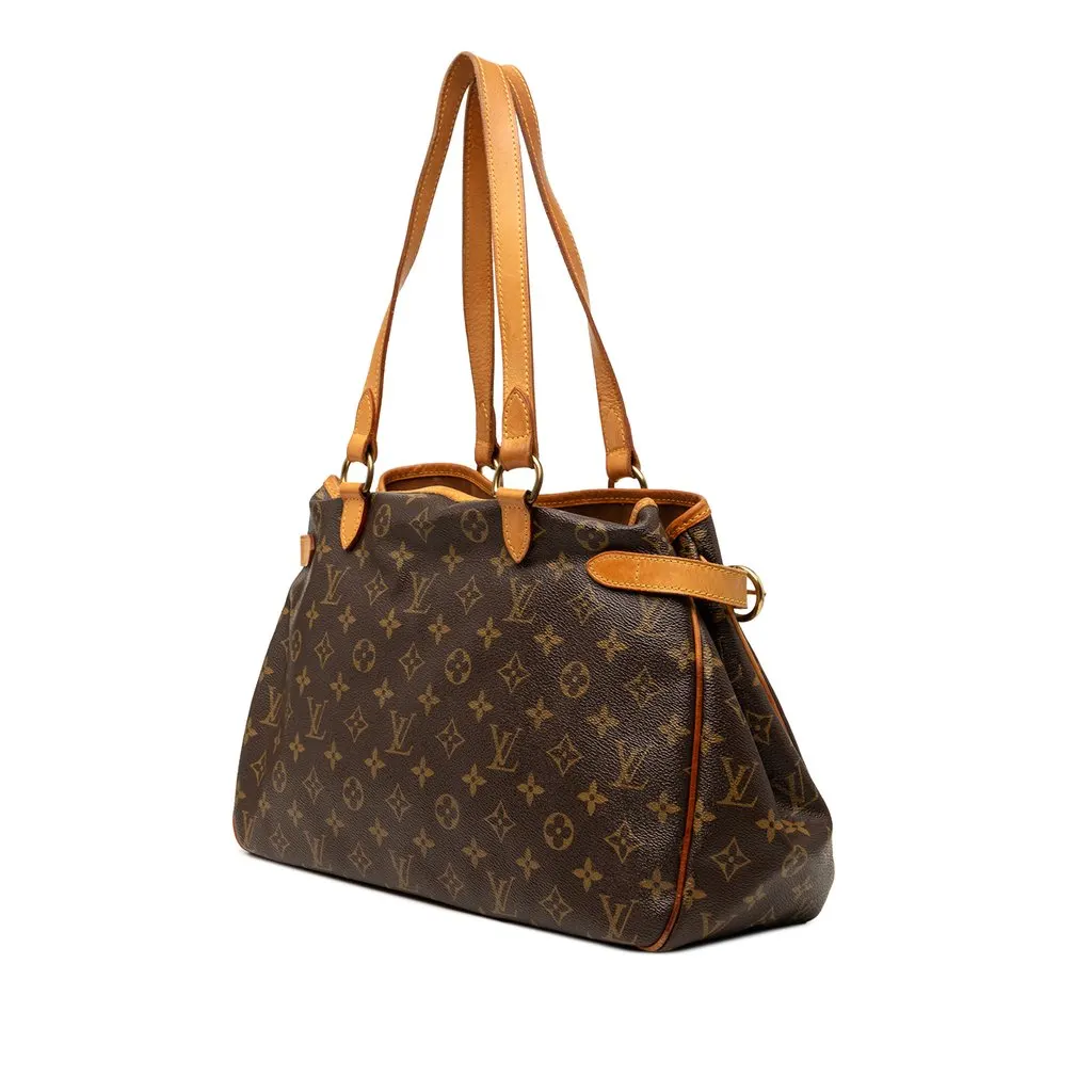 Louis Vuitton Monogram Batignolles Horizontal Brown Very good - Back View