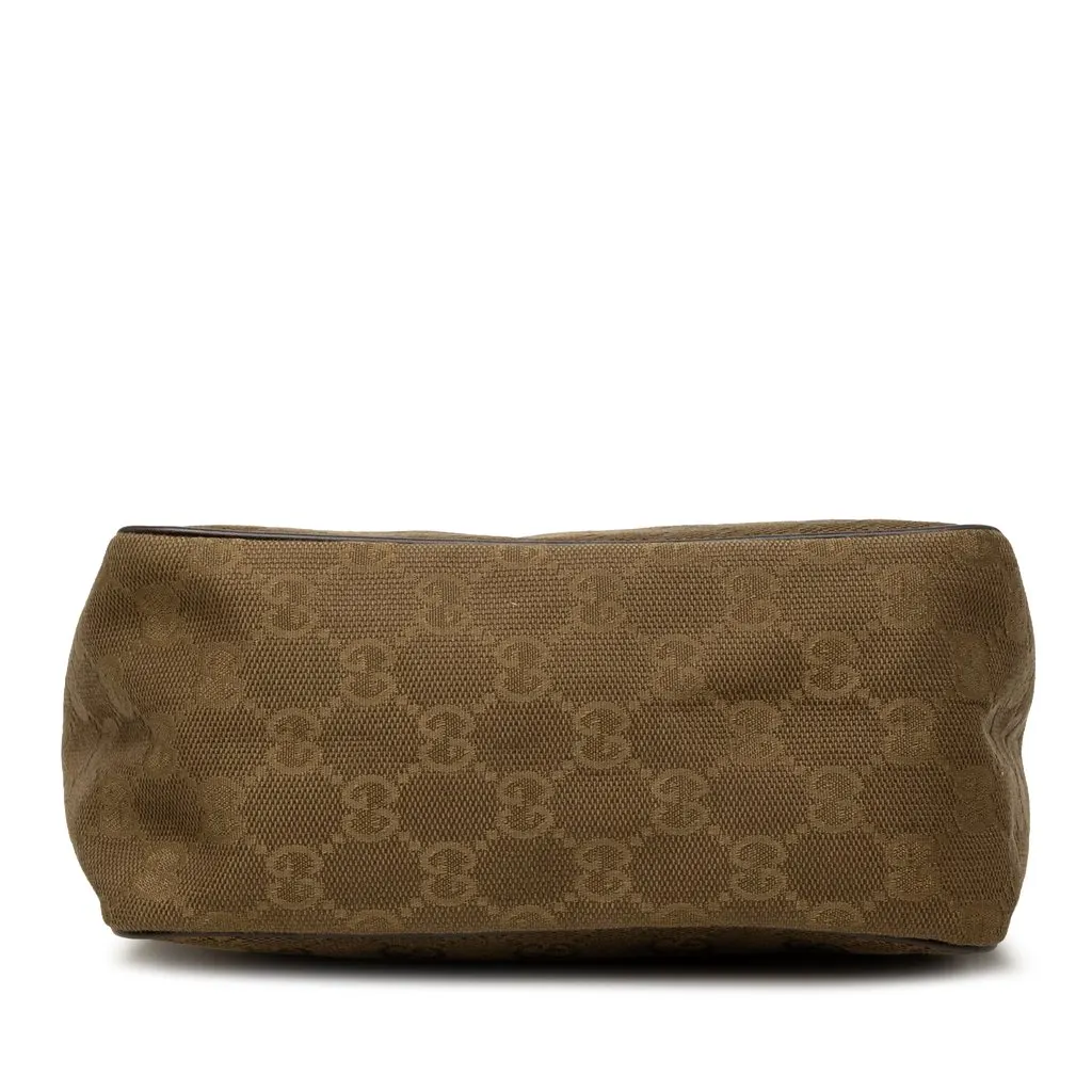 Gucci GG Canvas Handbag Brown Very good - Inside View