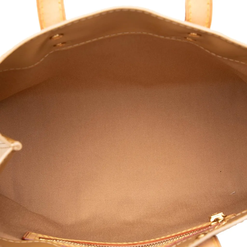 Louis Vuitton Monogram Vernis Reade PM Beige Leather Very good - Model View