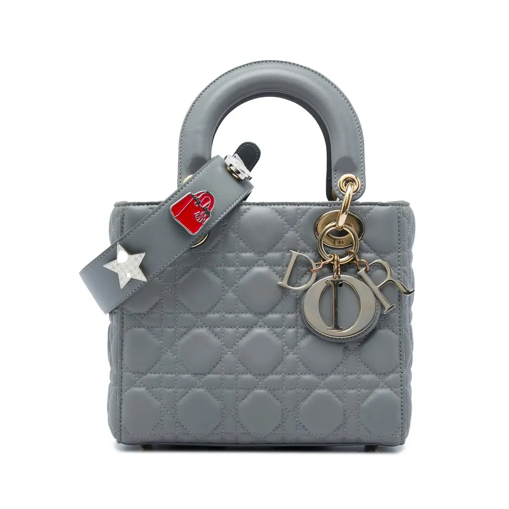 Dior صغيرة جلد الحمل كاناج MyABCDior ليدي ديور