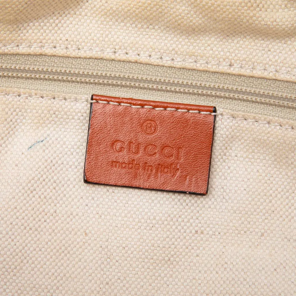 Gucci GG Canvas Sukey Satchel Beige Good - Box View