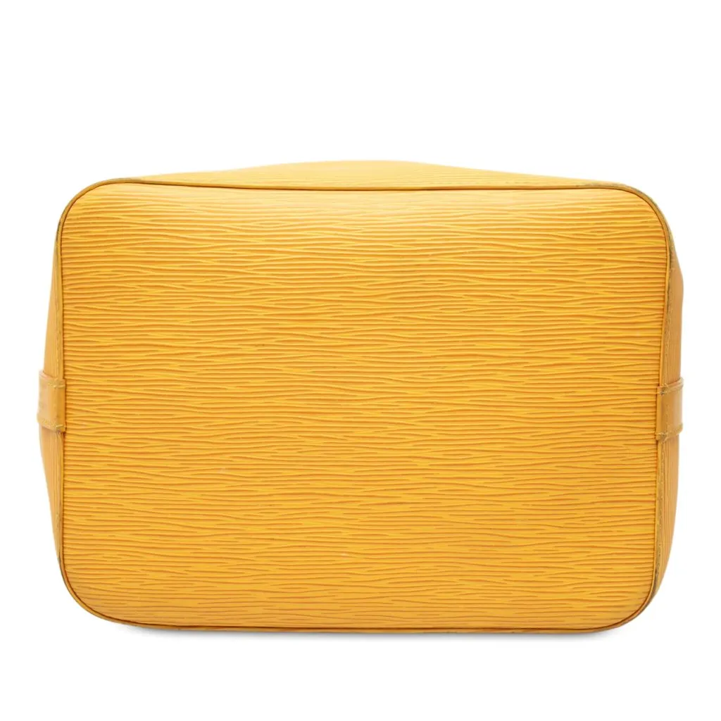 Louis Vuitton Epi Petit Noe Yellow Leather Good - Inside View