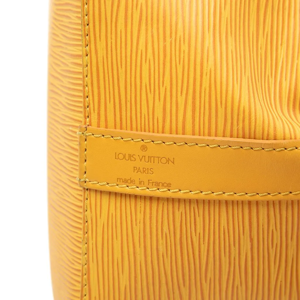 Louis Vuitton Epi Petit Noe Yellow Leather Good - Box View