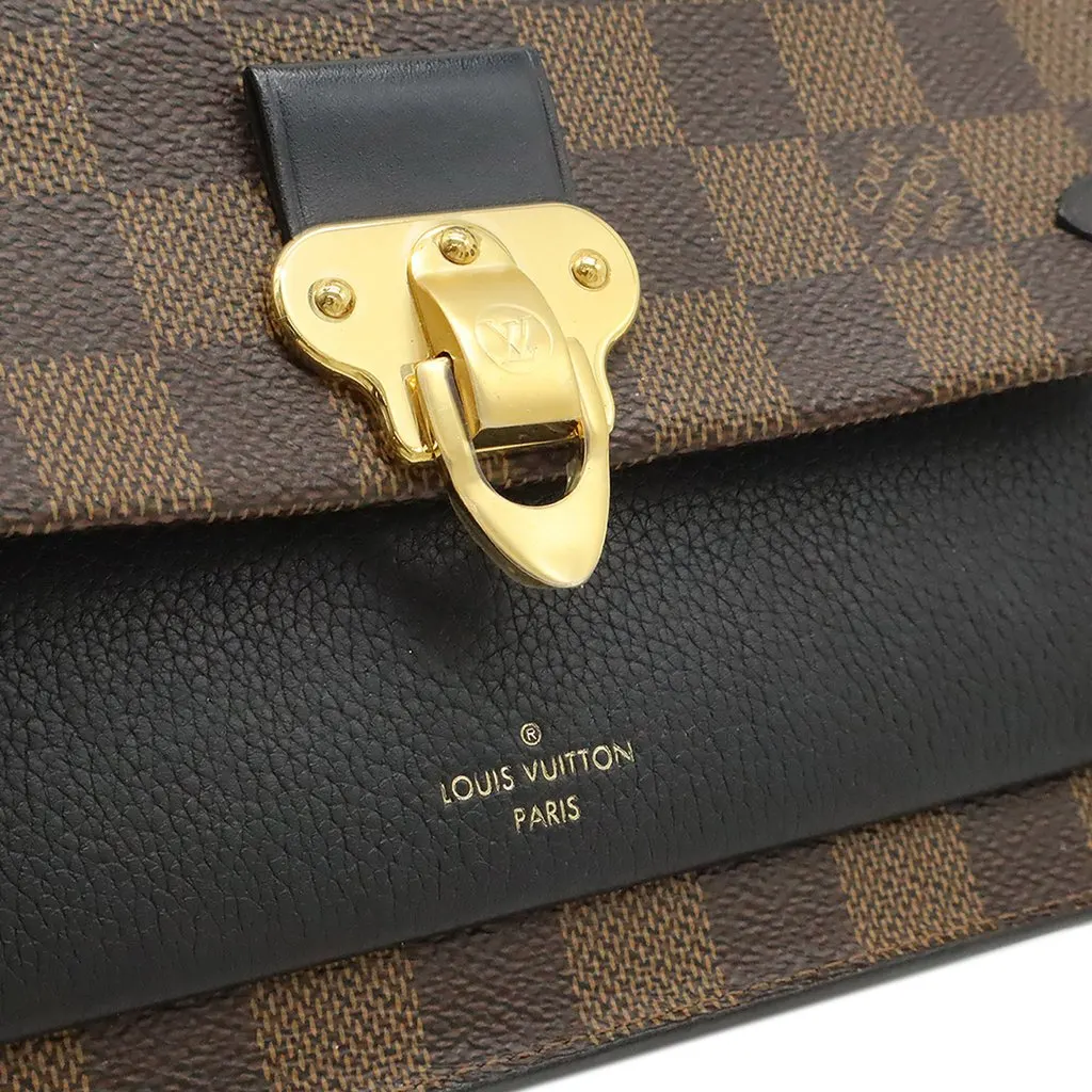Louis Vuitton Damier Ebene Vavin Wallet on Chain Brown Very good - Box View