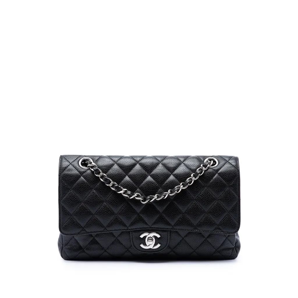 Chanel Medium Classic Caviar Double Flap