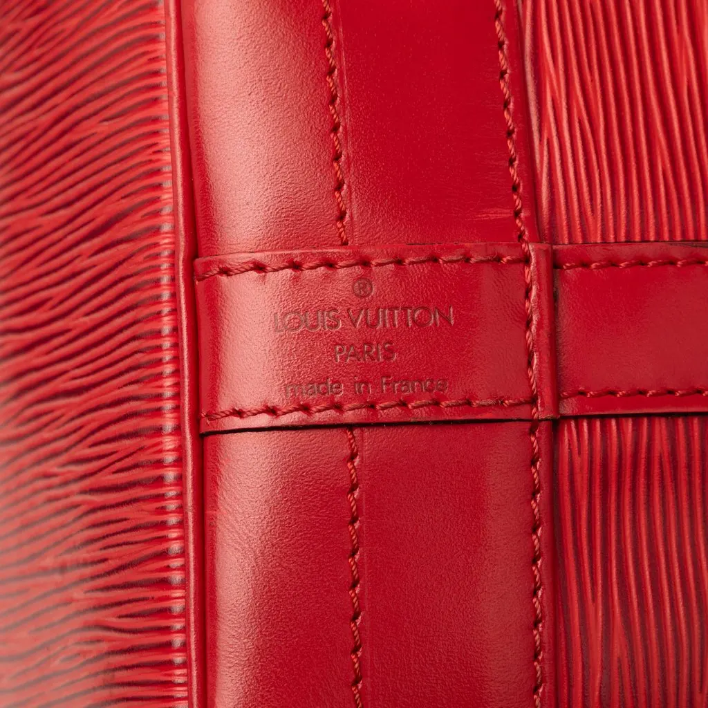 Louis Vuitton Epi Noe GM Red Leather Very good - Box View
