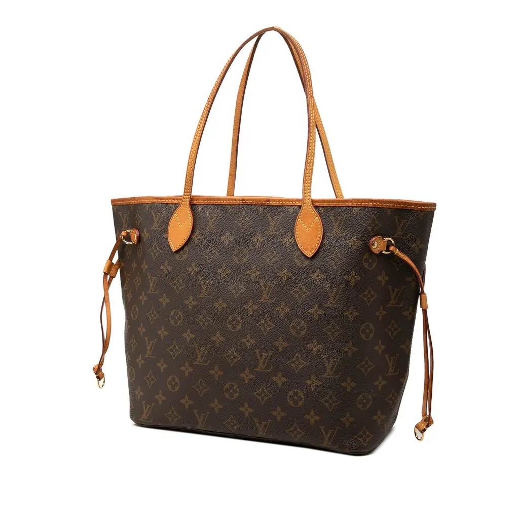 Louis Vuitton Monogram Neverfull MM Brown Very good - Back View