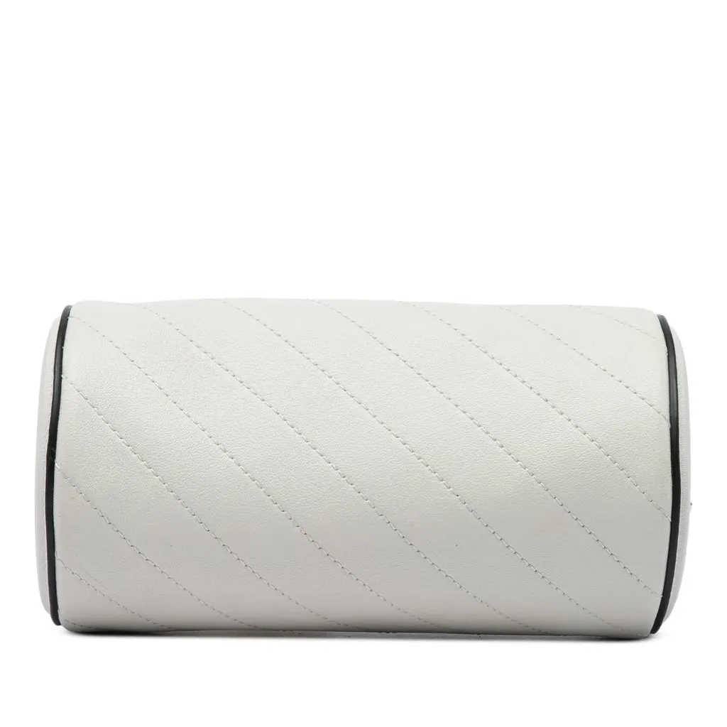 Gucci Mini Calfskin Blondie Barrel Shoulder Bag White Leather Very good - Inside View
