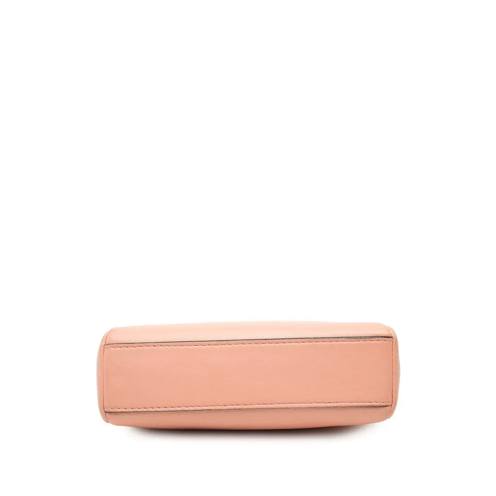 Fendi Micro Leather Peekaboo Satchel Pink Leather Very good - Inside View