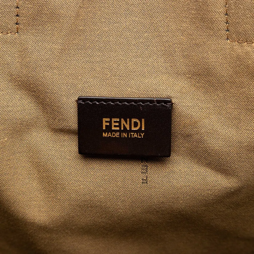 Fendi Zucca Canvas Shopping Tote Brown Very good - Box View