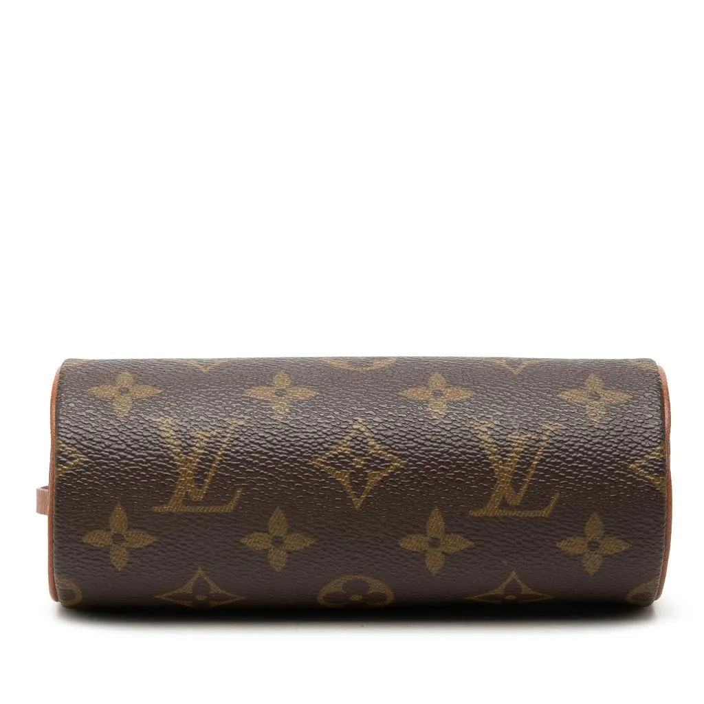 Louis Vuitton Monogram Papillon Pochette Brown Canvas Very good - Inside View