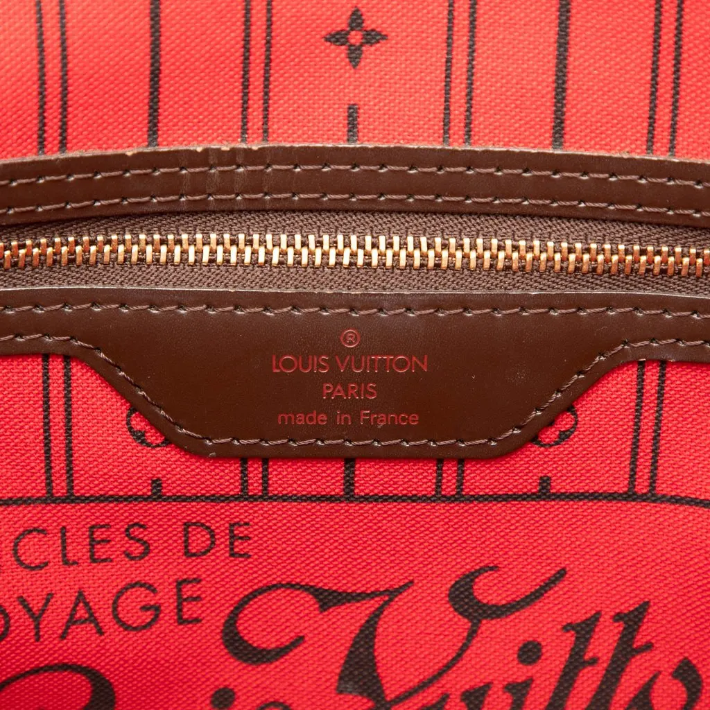 Louis Vuitton Damier Ebene Neverfull PM Brown Very good - Box View