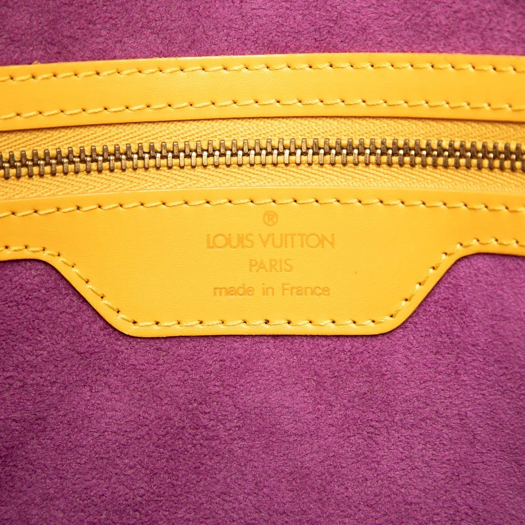 Louis Vuitton Epi Saint Jacques GM Long Strap Yellow Leather Very good - Box View