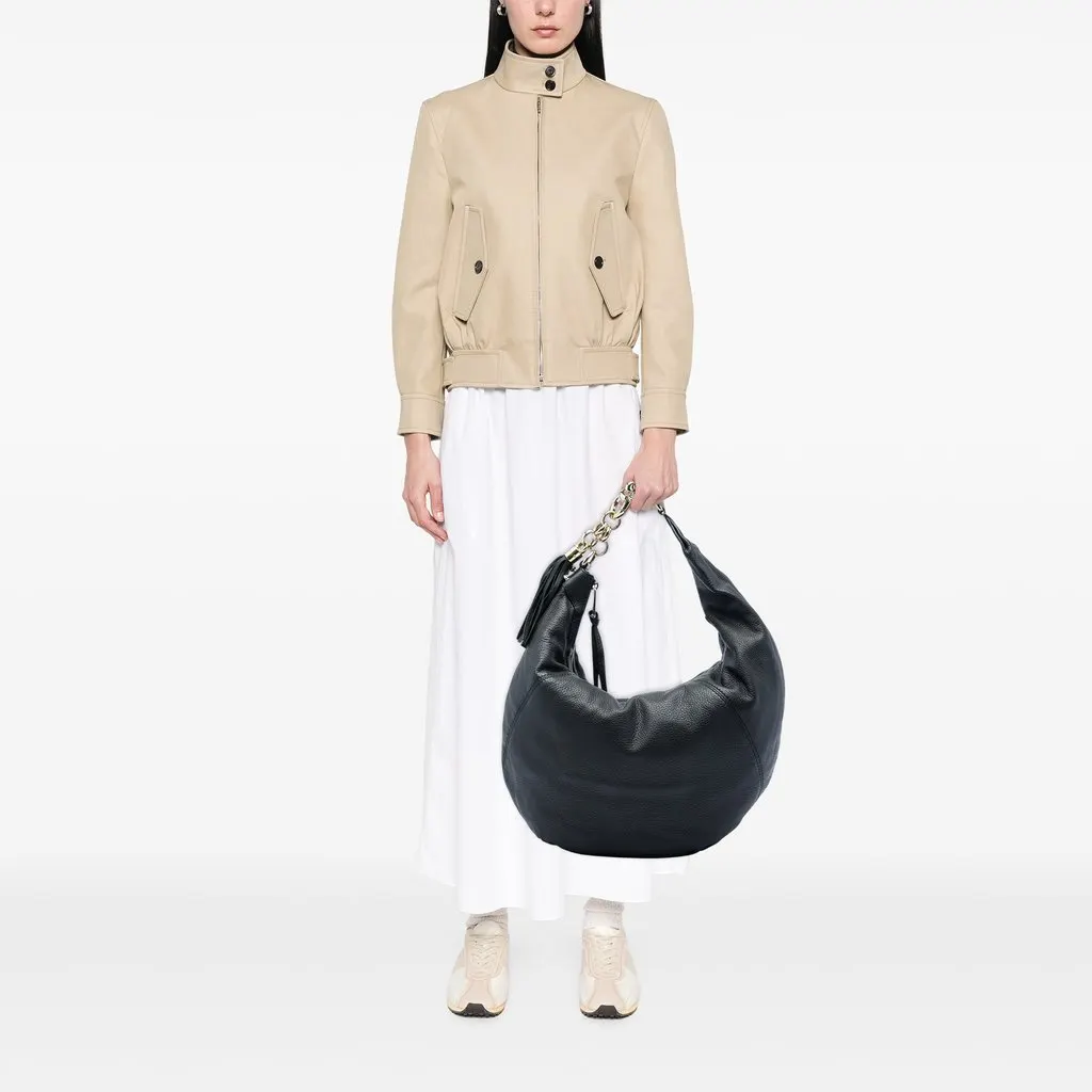 Gucci Grained Calfskin Sienna Hobo Black Leather Very good - Box View