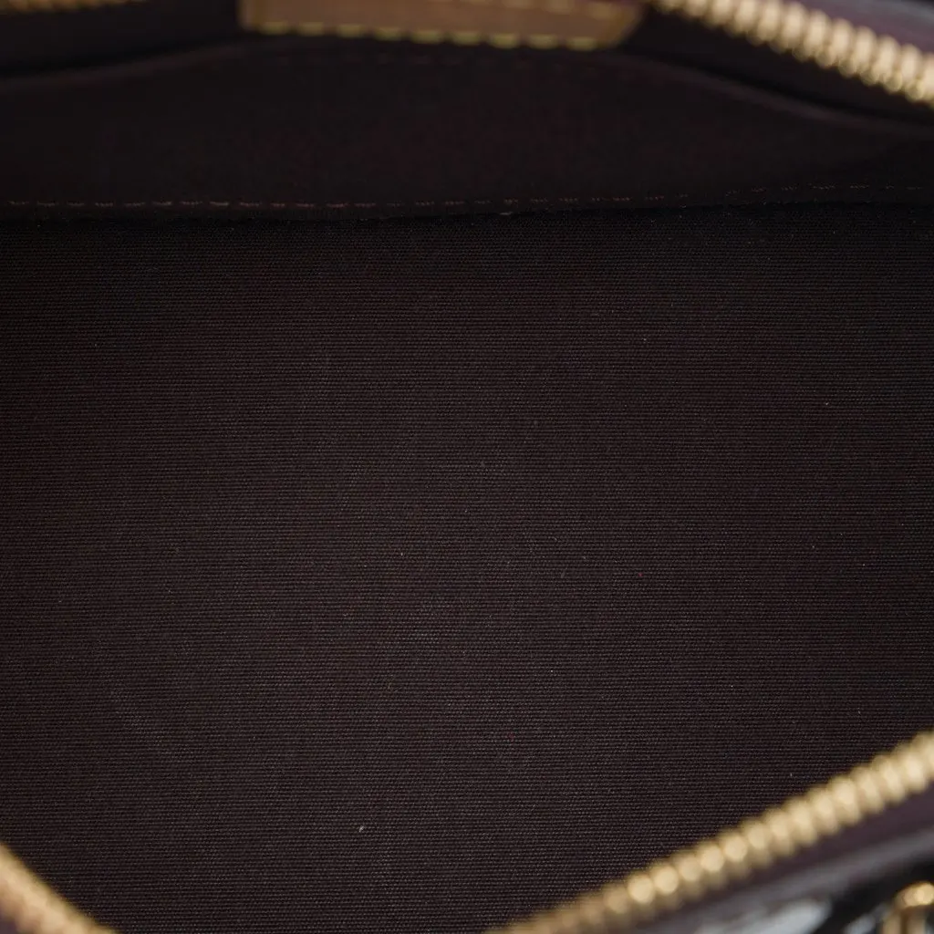 Louis Vuitton Monogram Vernis Alma BB Purple Leather Very good - Model View