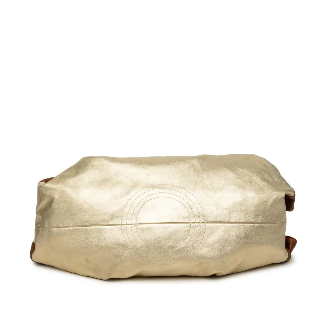 LOEWE Tricolor Nappa Aire Gold Leather Very good - Inside View