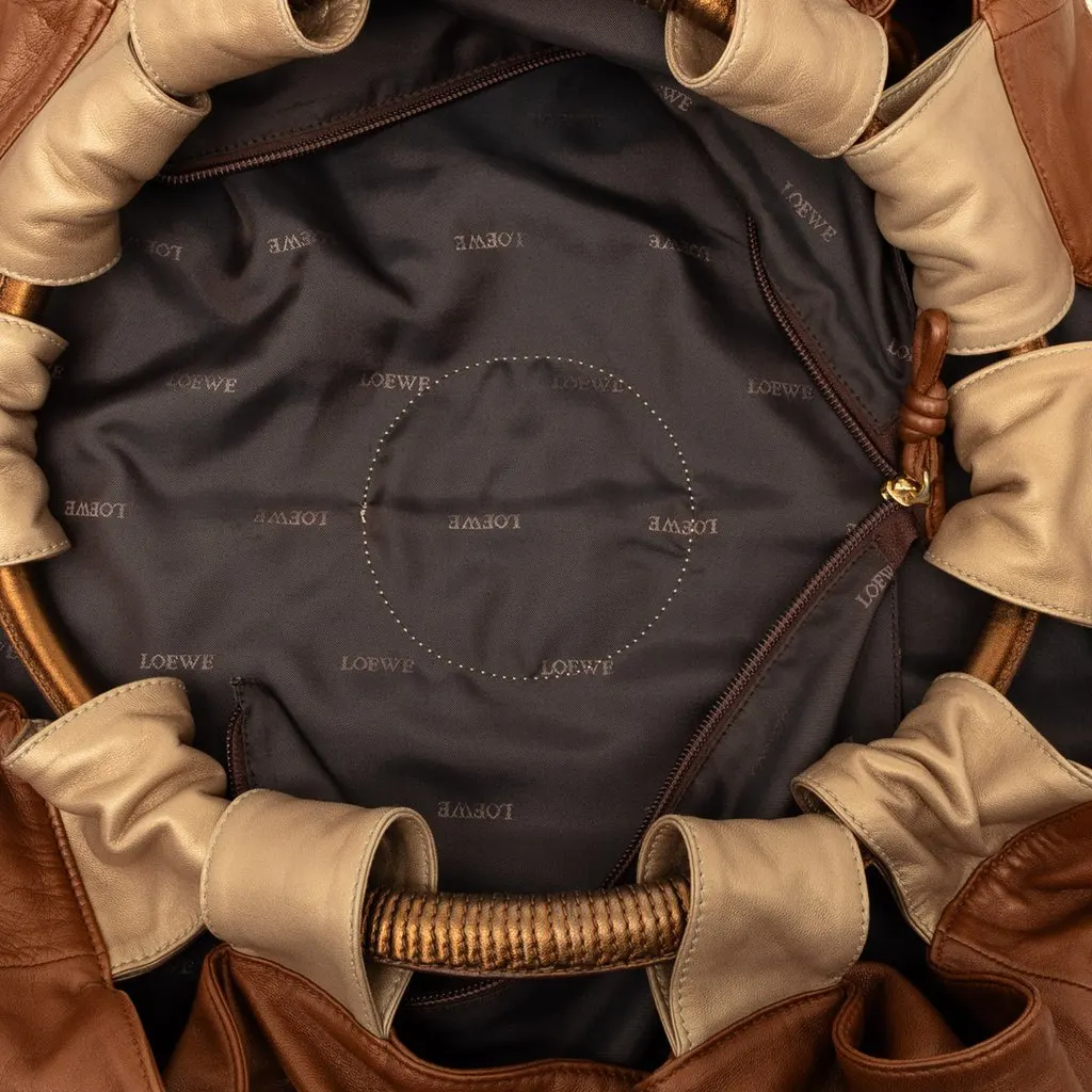 LOEWE Tricolor Nappa Aire Gold Leather Very good - Model View