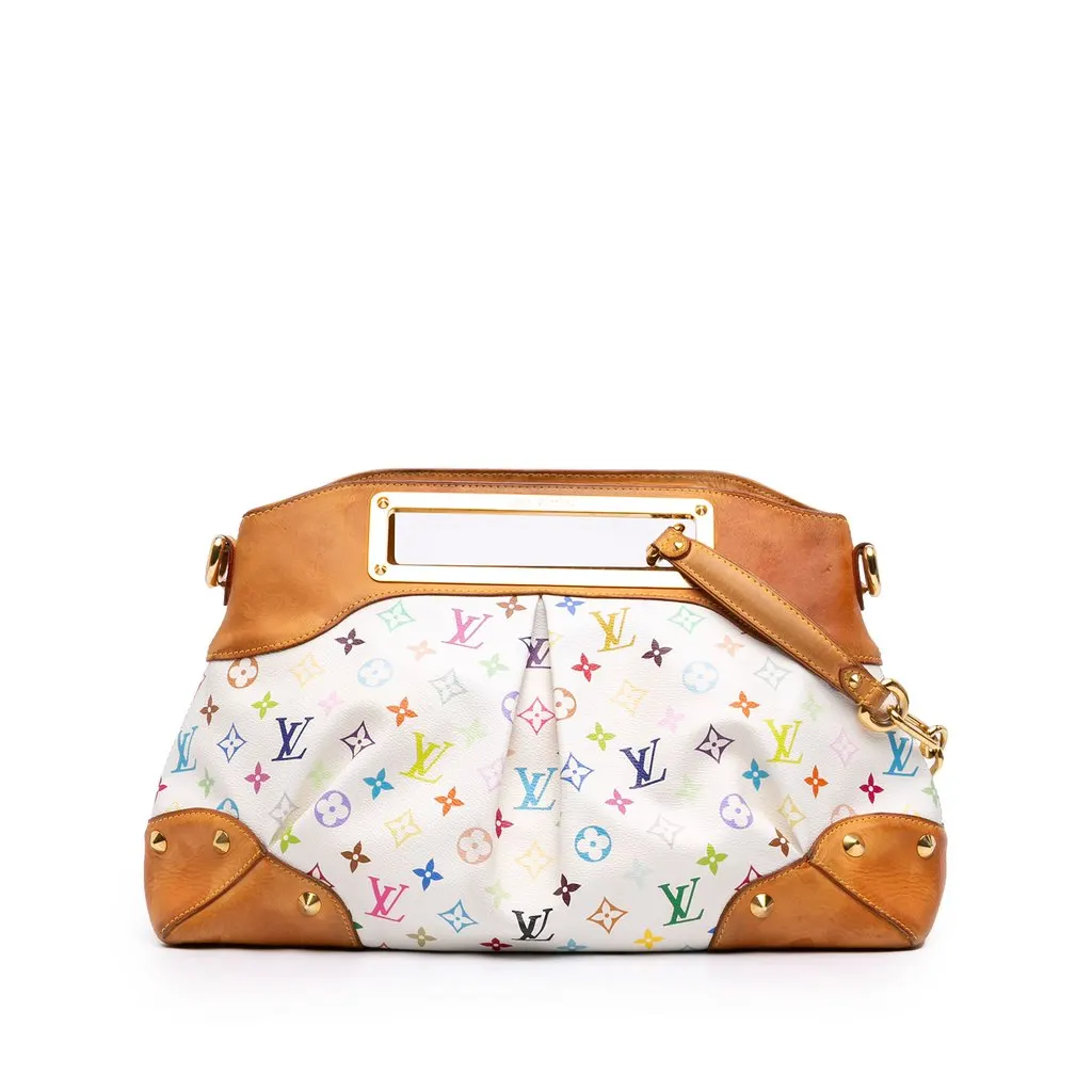 Louis Vuitton Monogram Multicolore Judy GM White Good - Front View