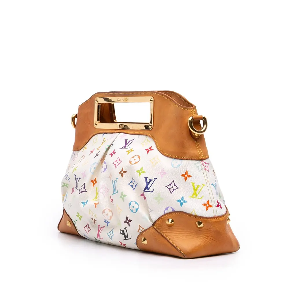 Louis Vuitton Monogram Multicolore Judy GM White Good - Back View