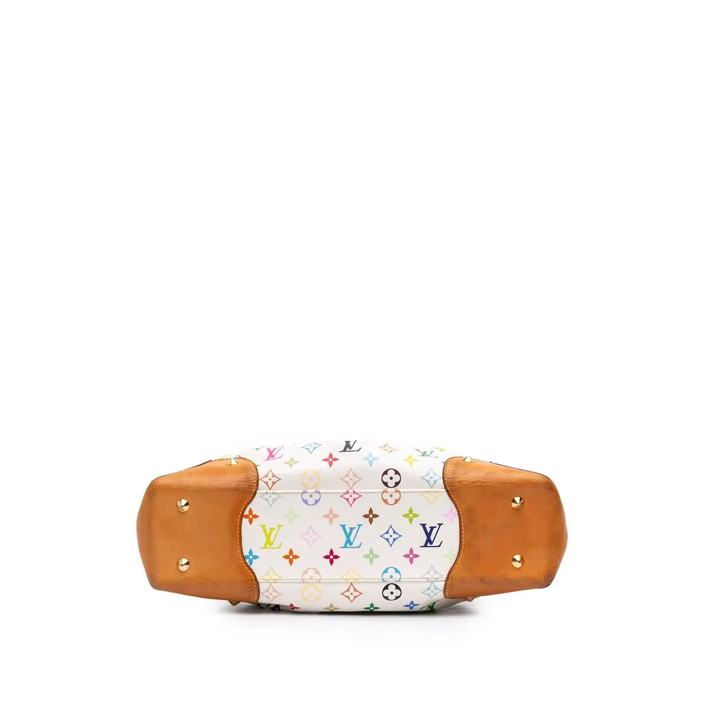 Louis Vuitton Monogram Multicolore Judy GM White Good - Inside View