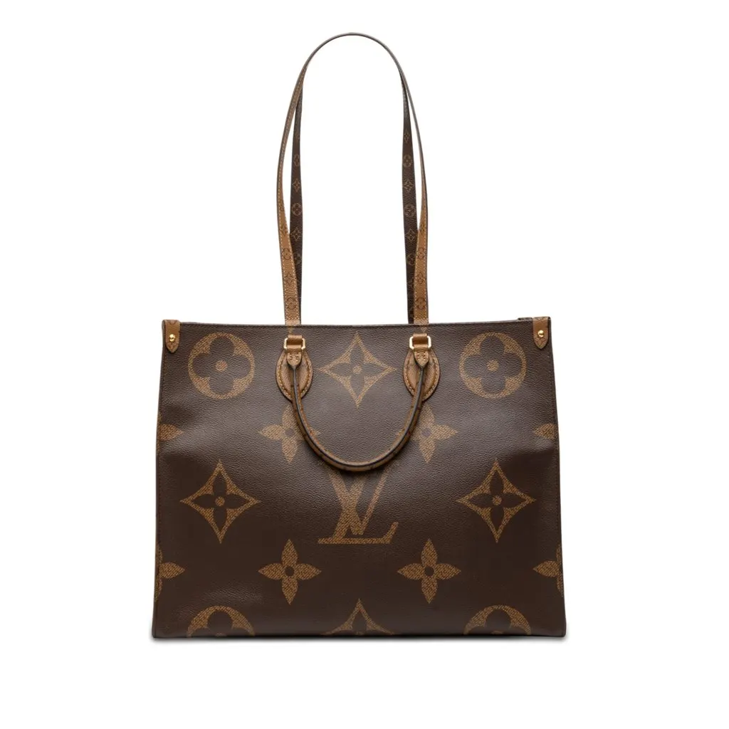 Louis Vuitton Monogram Reverse Giant OnTheGo GM Brown Very good - Front View