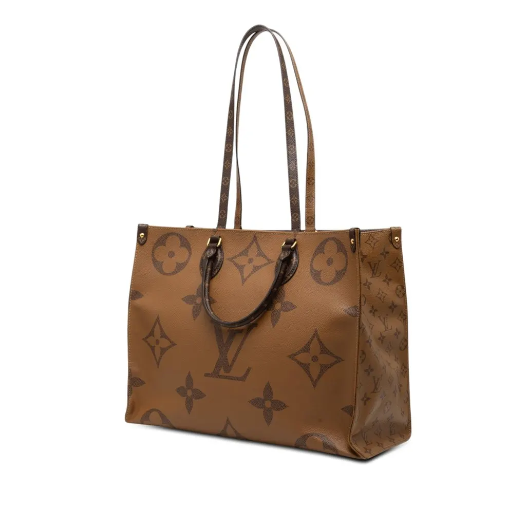 Louis Vuitton Monogram Reverse Giant OnTheGo GM Brown Very good - Back View