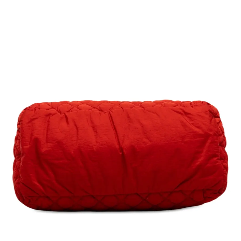 Chanel Medium Quilted Nylon Coco Cocoon Tote Red Polyamide Very good - Inside View