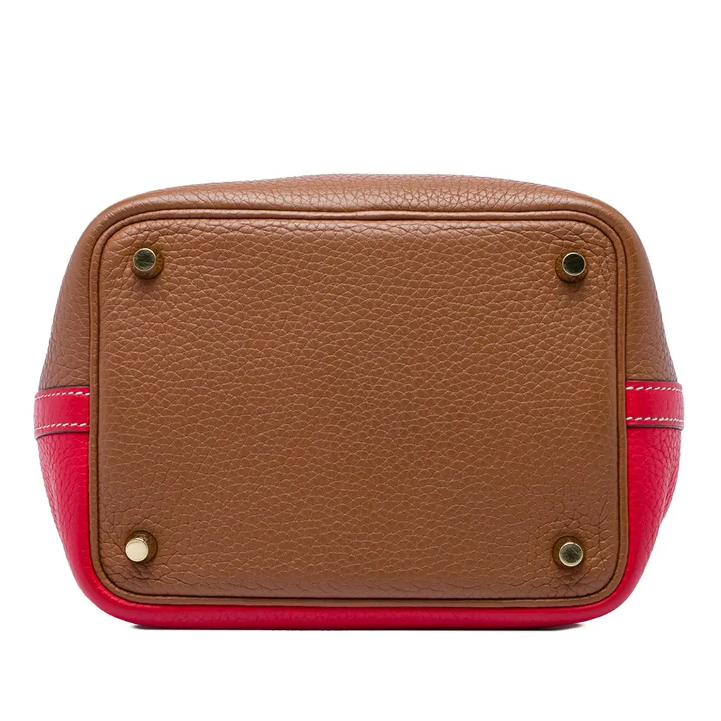 Hermès Clemence Picotin Lock 18 Casaque Red Leather Very good - Inside View