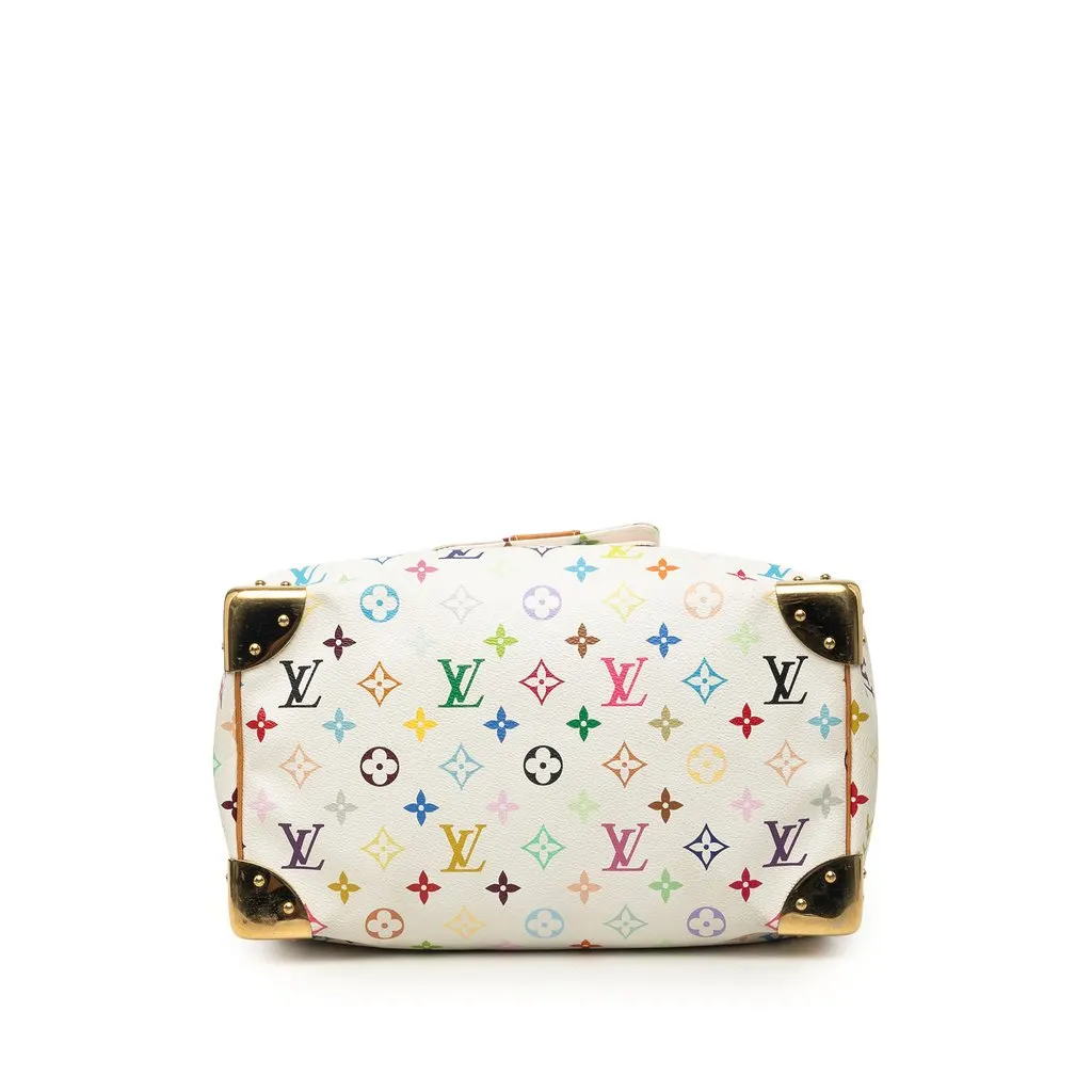 Louis Vuitton Monogram Multicolore Speedy 30 White Very good - Inside View