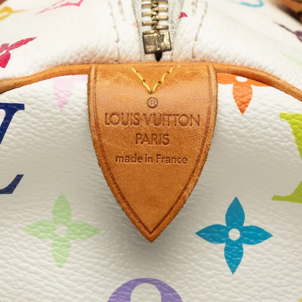 Louis Vuitton Monogram Multicolore Speedy 30 White Very good - Box View