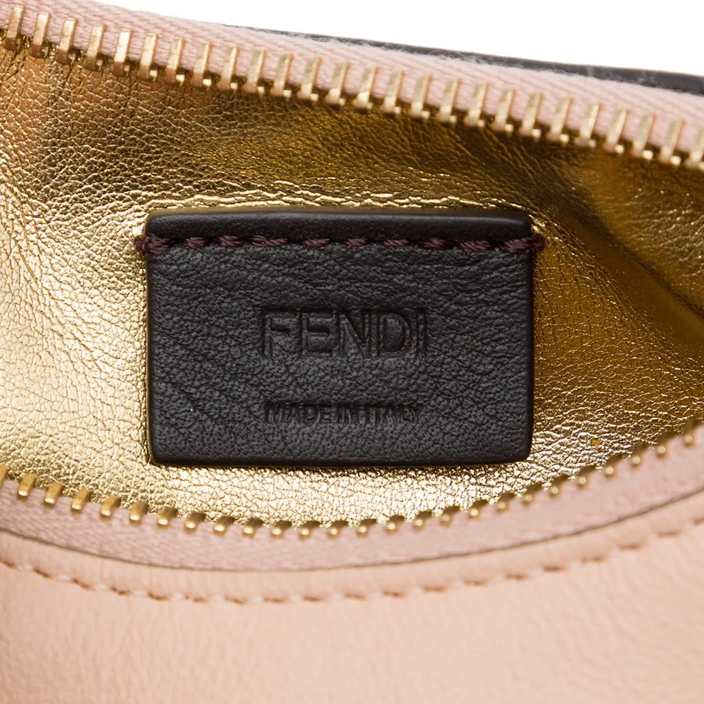 Fendi Nano Leather Fendigraphy Hobo Brown Leather Very good - Box View