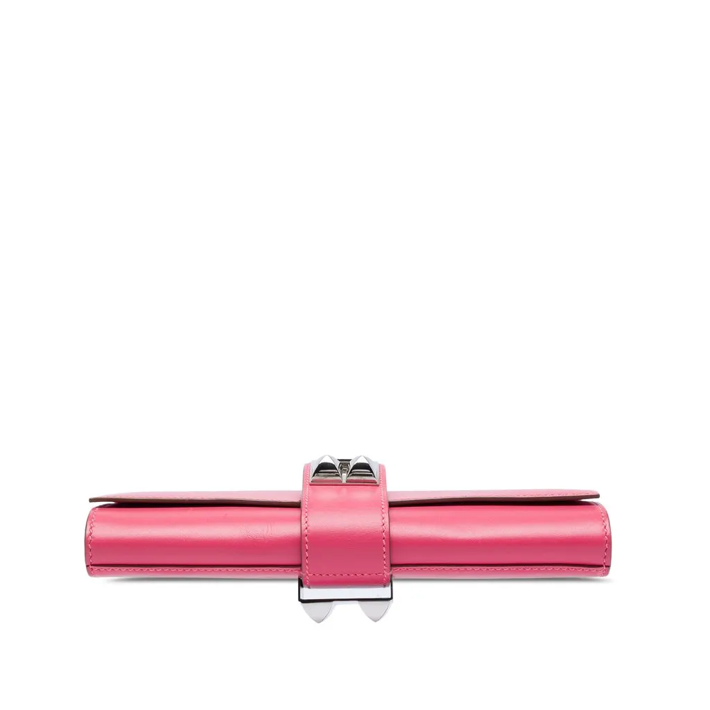 Hermès Tadelakt Medor Clutch 23 Pink Leather Very good - Inside View