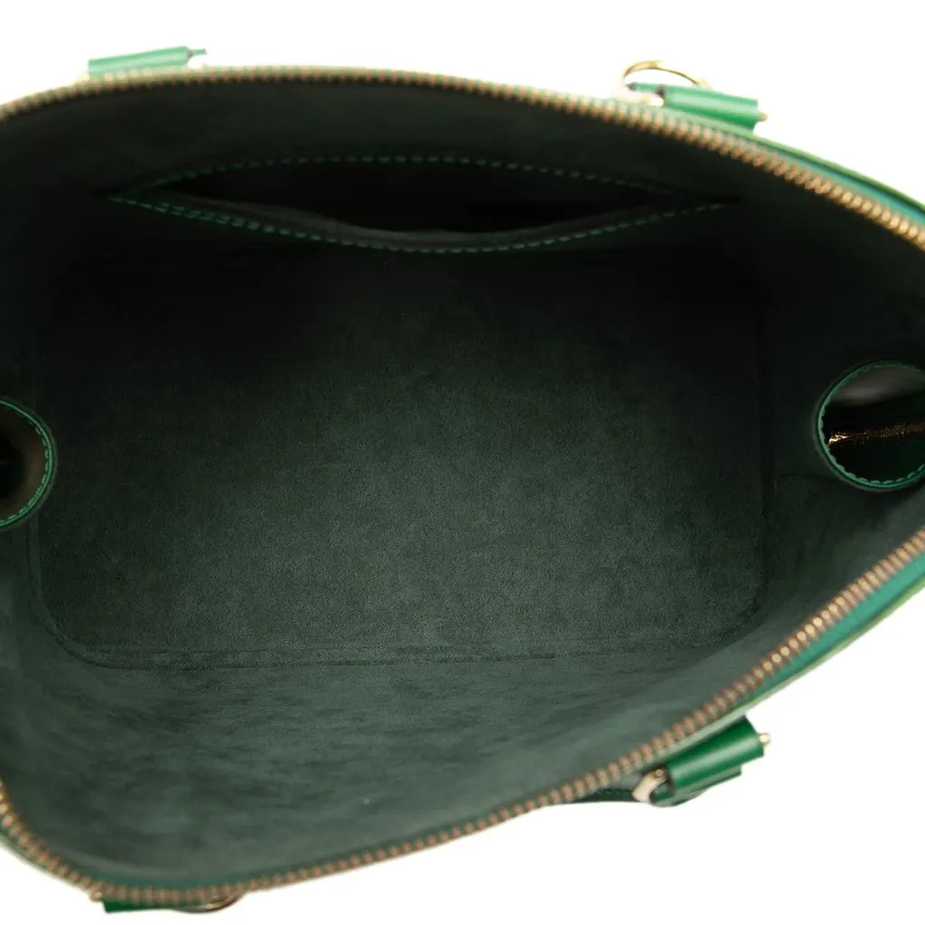 Louis Vuitton Epi Alma PM Green Leather Very good - Model View