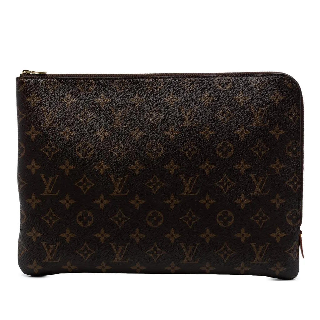 Louis Vuitton Monogram Etui Voyage MM Brown Very good - Front View