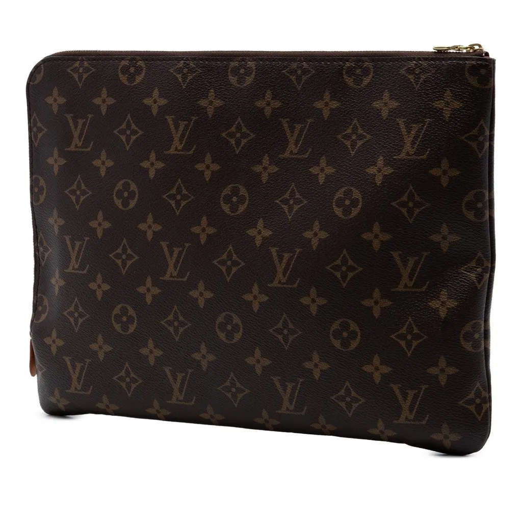 Louis Vuitton Monogram Etui Voyage MM Brown Very good - Back View
