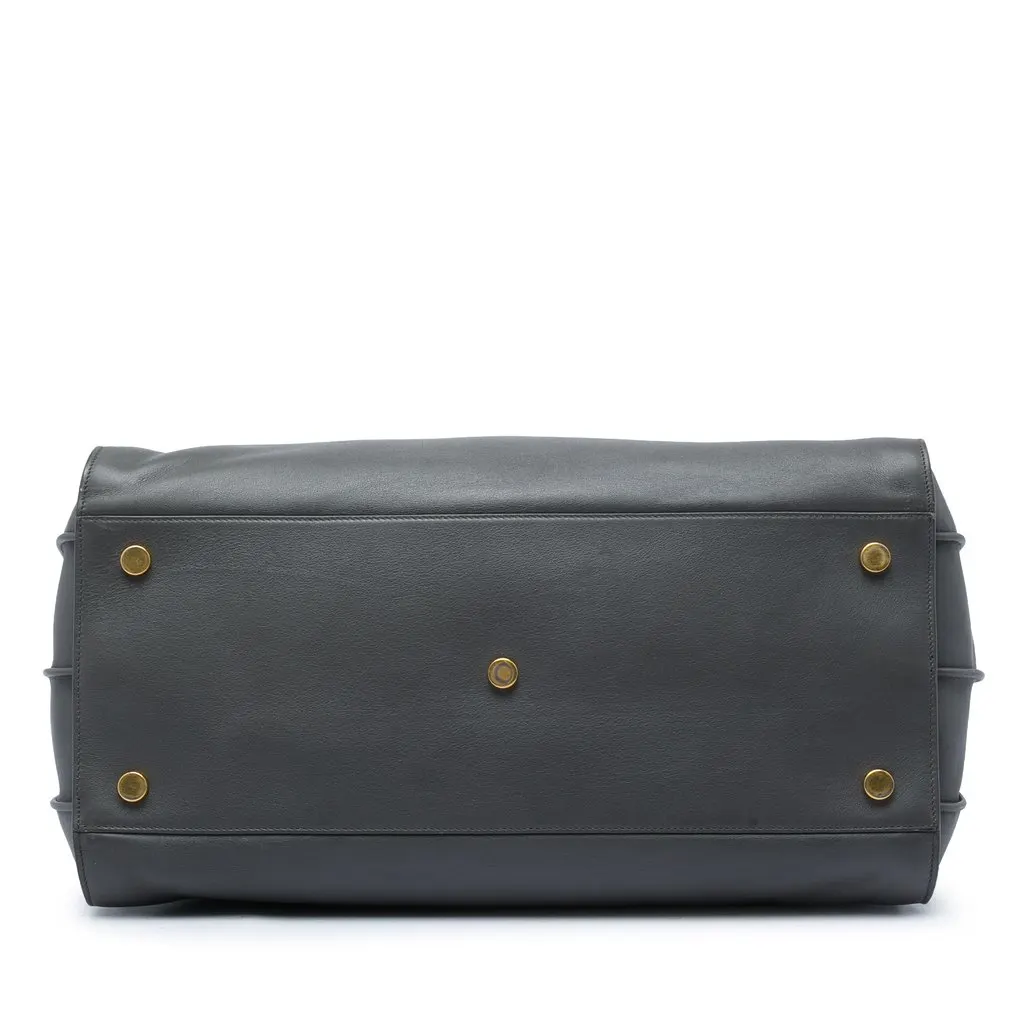 Saint Laurent Large Smooth Calfskin Sac De Jour Tote MultiColor Leather Very good - Inside View