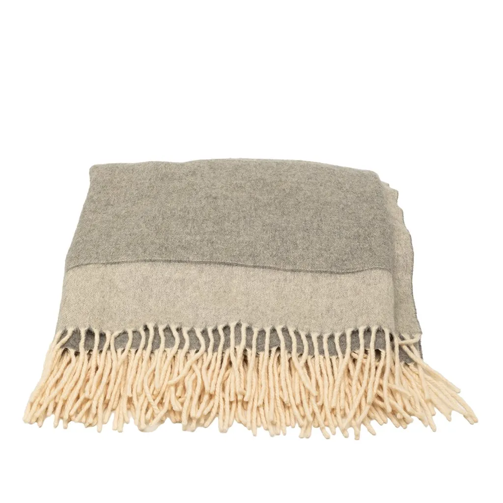 Hermès Cashmere Cheval Blanket Silver Very good - Inside View