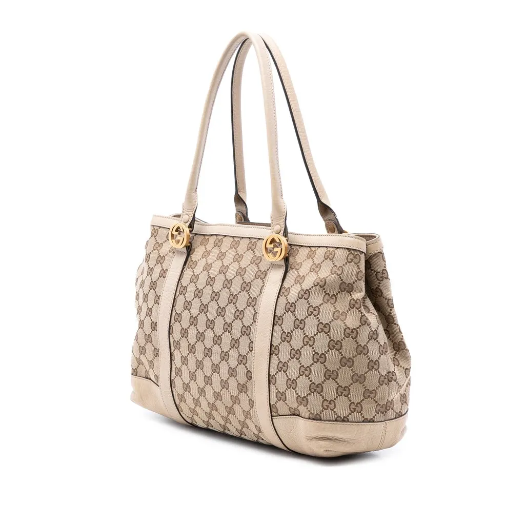 Gucci GG Canvas Miss GG Tote Beige Very good - Back View