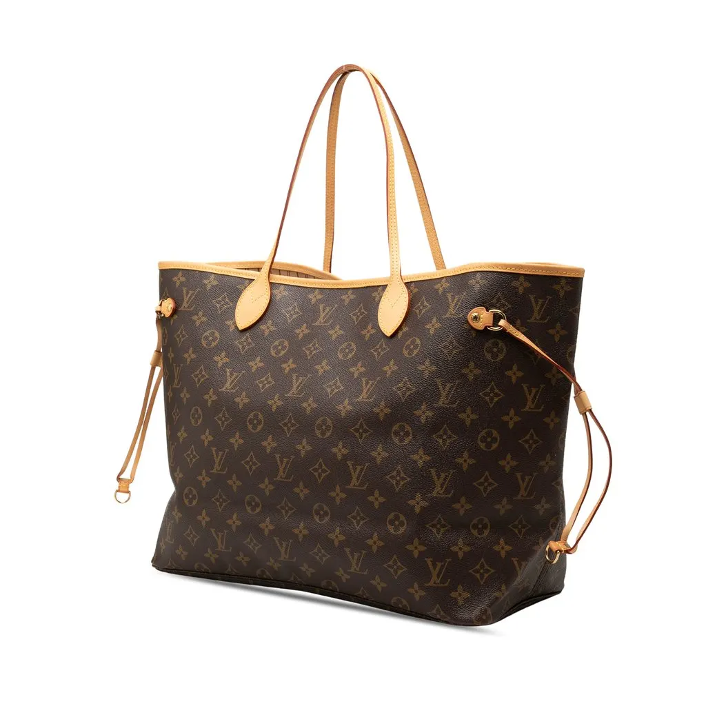 Louis Vuitton Monogram Neverfull GM Brown Very good - Back View