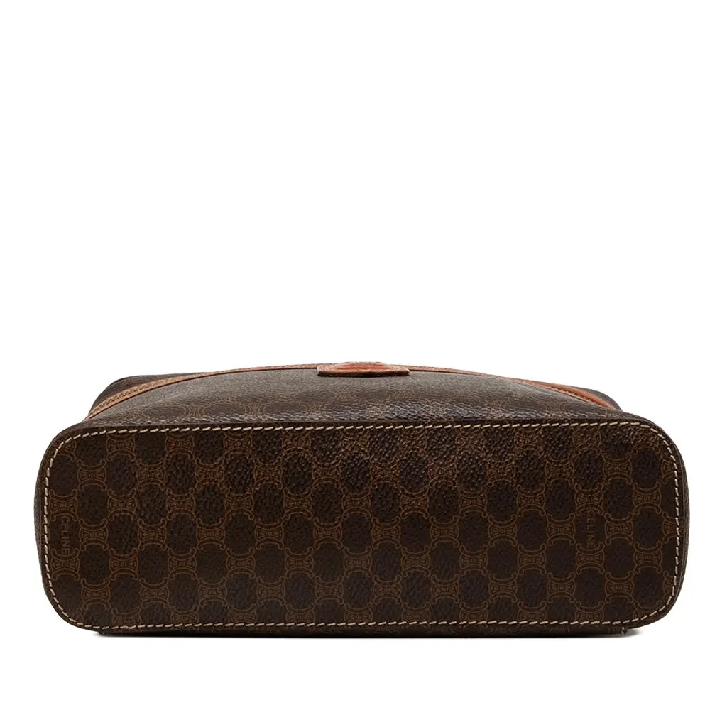 Celine Macadam Coated Canvas Vanity Bag Brown Very good - Inside View