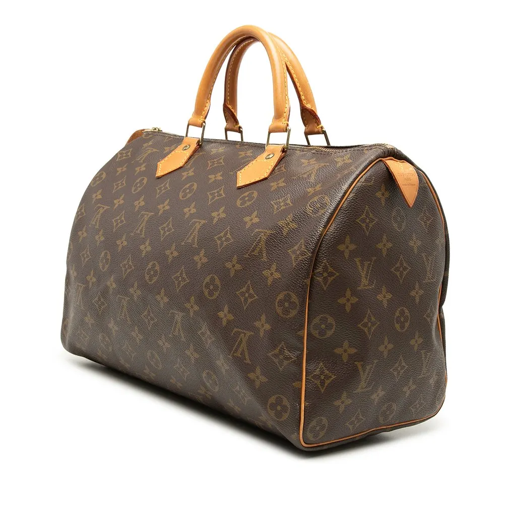 Louis Vuitton Monogram Speedy 35 Brown Very good - Back View