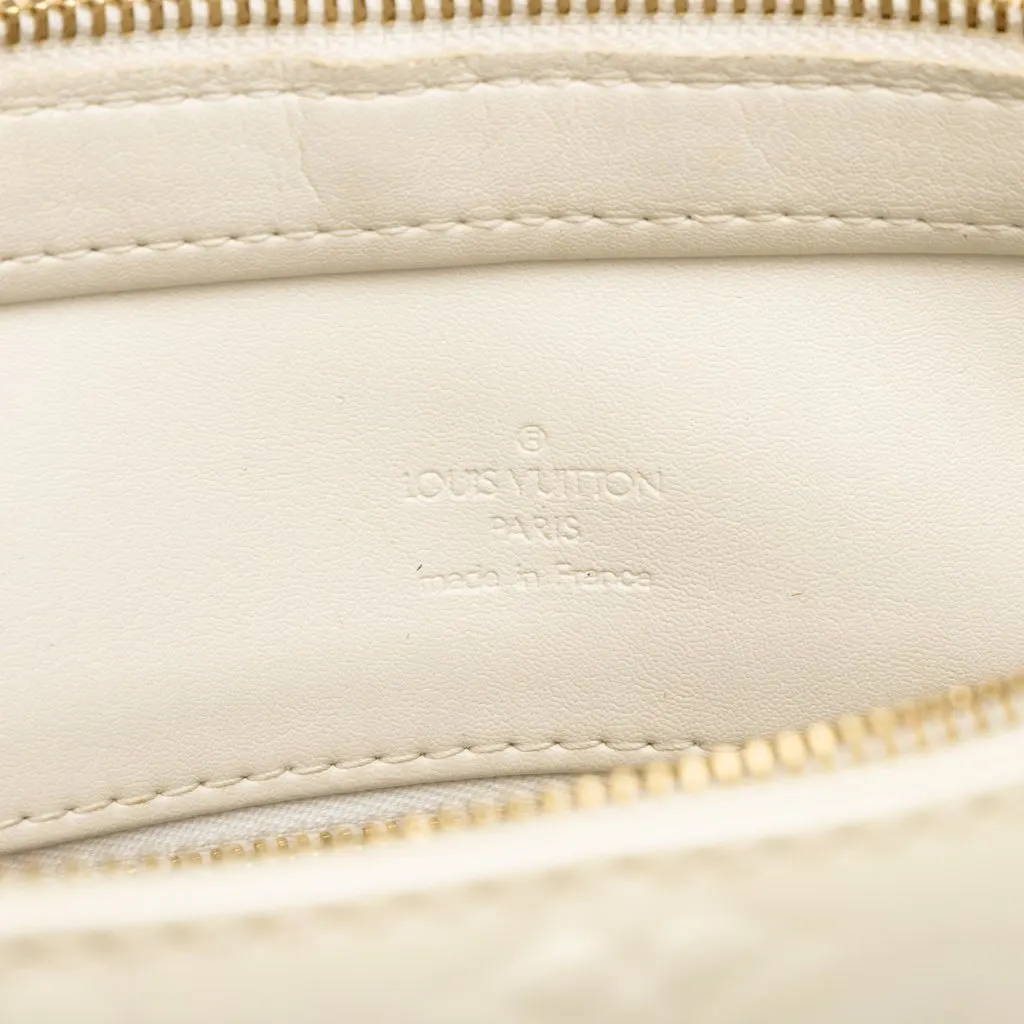 Louis Vuitton Monogram Vernis Houston White Leather Good - Box View