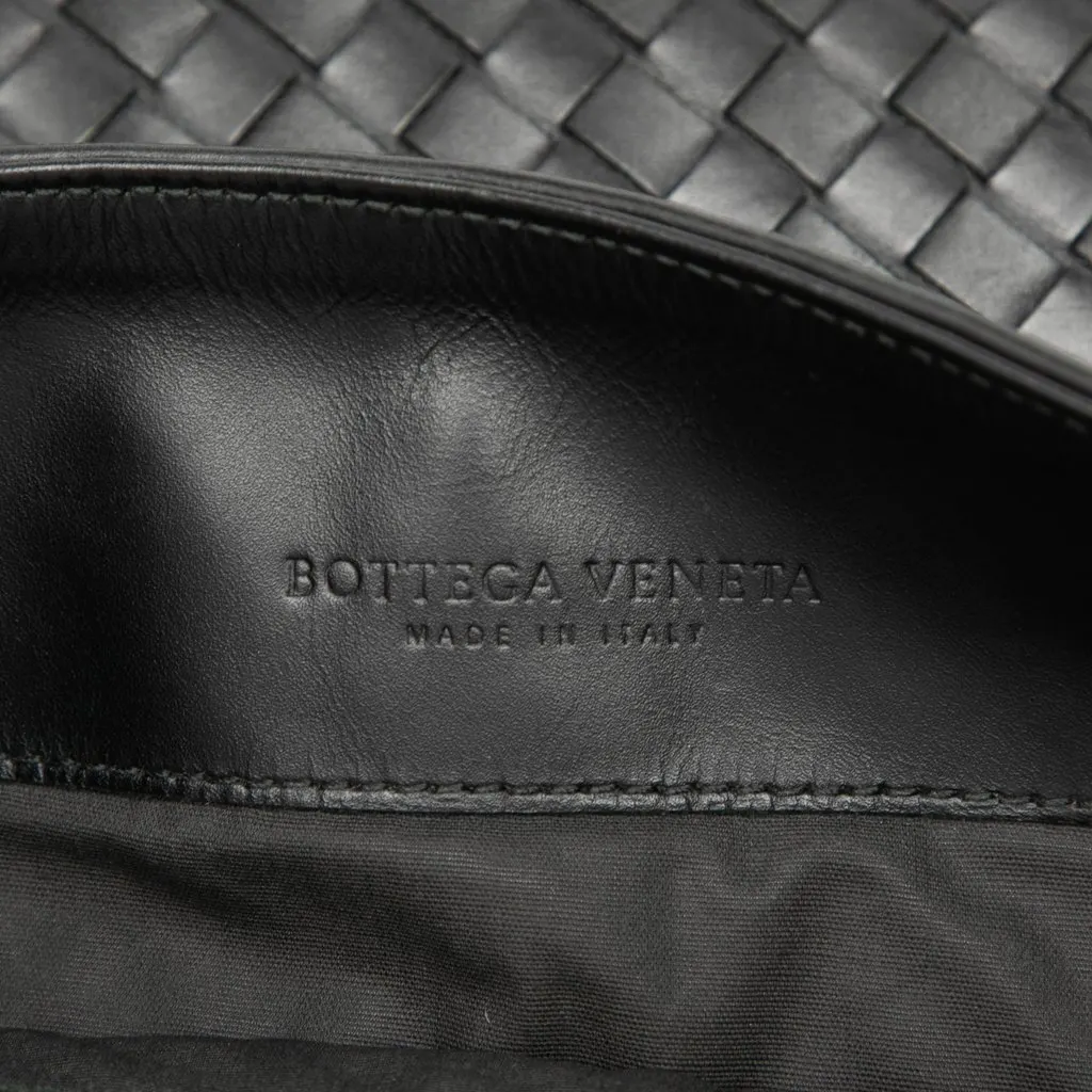 Bottega Veneta Nappa Intrecciato VN Crossbody Black Leather Very good - Box View