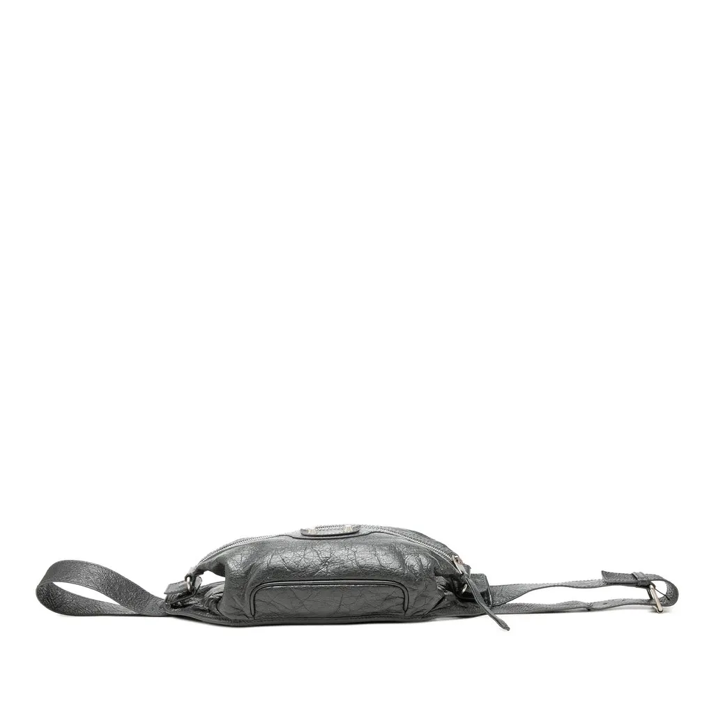Balenciaga Lambskin Motocross Classic Neo Lift Belt Bag Black Leather Very good - Inside View