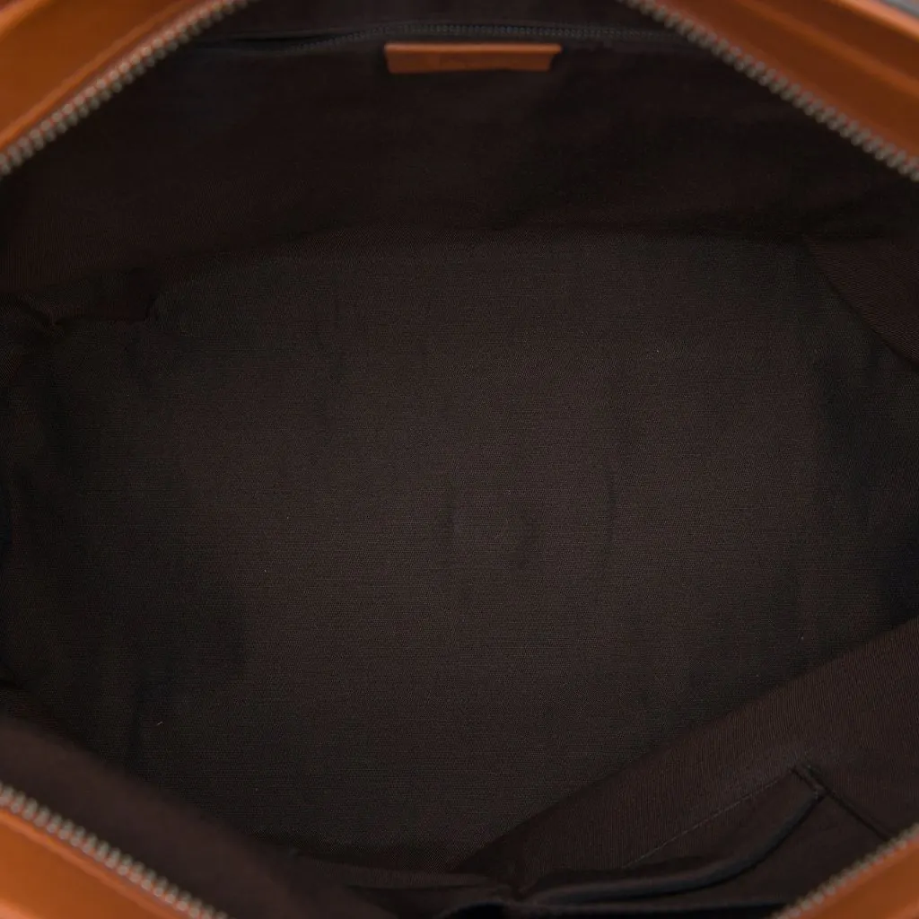 Gucci Guccissima Tender Bamboo Bar Tote Brown Leather Very good - Model View