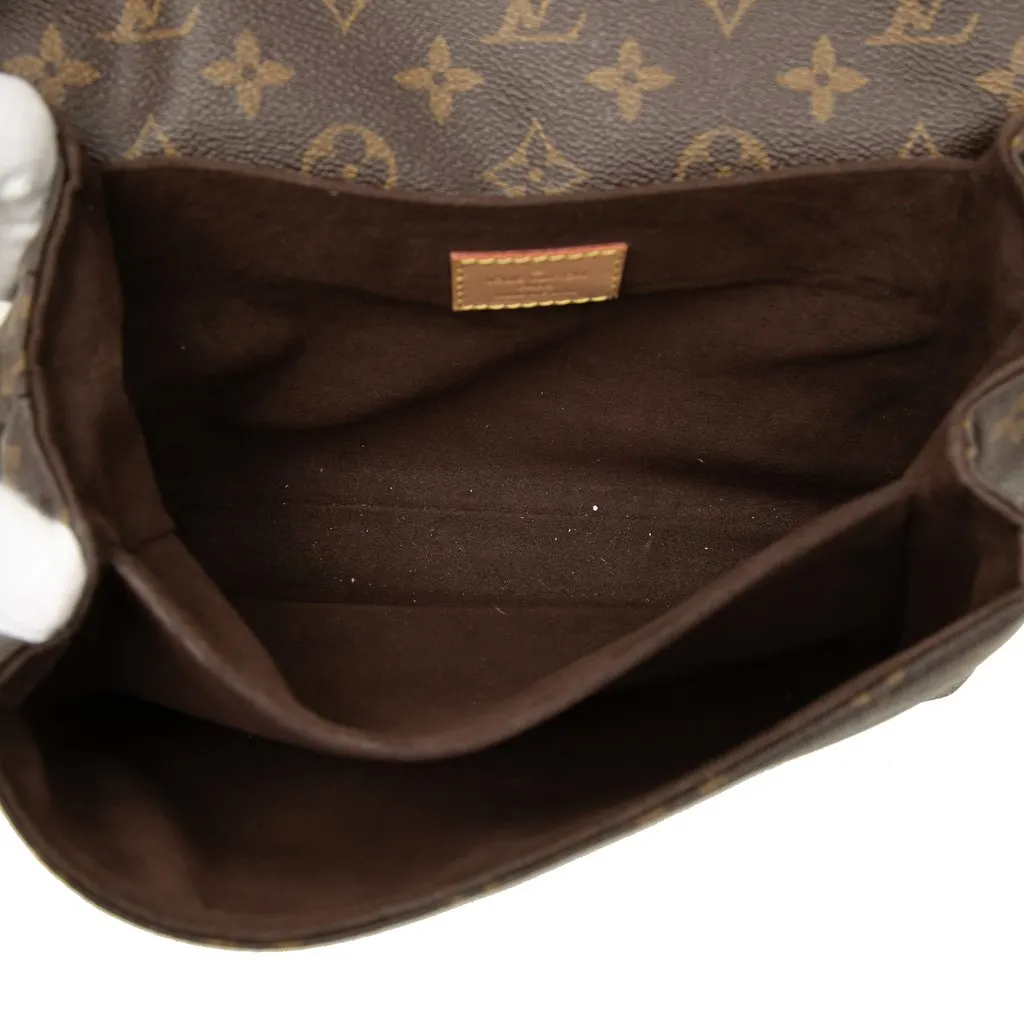 Louis Vuitton Monogram Pochette Metis Brown Canvas Very good - Model View