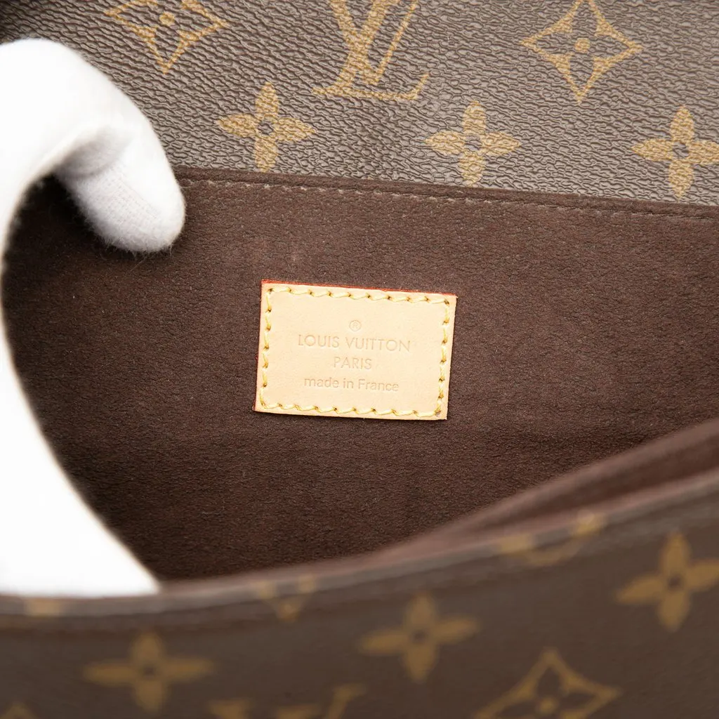 Louis Vuitton Monogram Pochette Metis Brown Canvas Very good - Box View