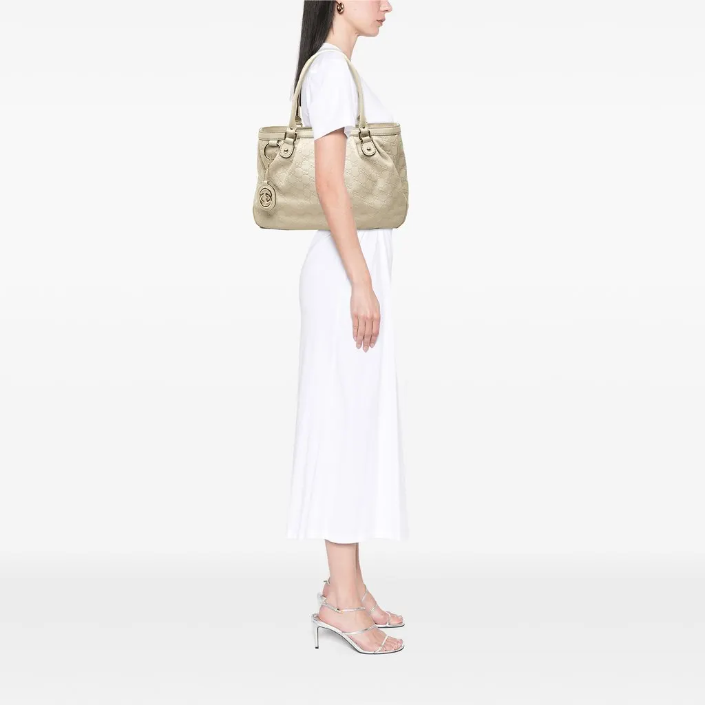 Gucci Guccissima Sukey Tote Brown Leather Very good - Box View