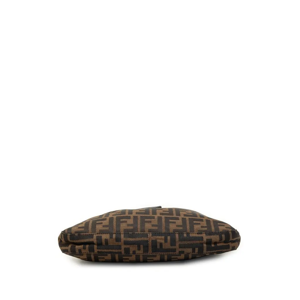 Fendi Zucca Canvas Shoulder Bag Brown Very good - Inside View