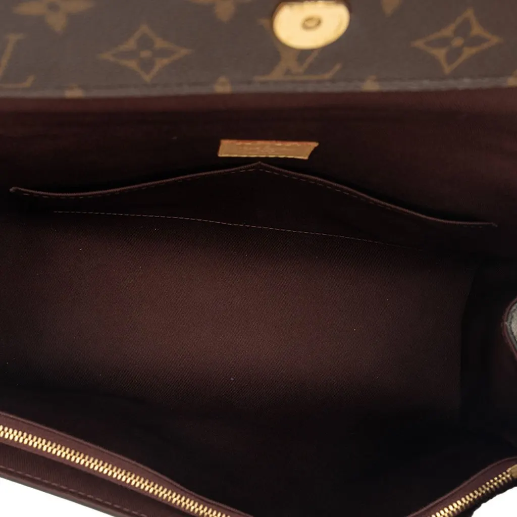 Louis Vuitton Monogram Cluny MM Brown Very good - Model View